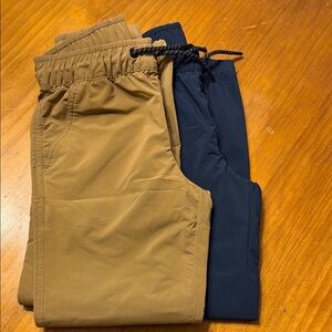Cat & Jack Kids Tan and Navy Joggers